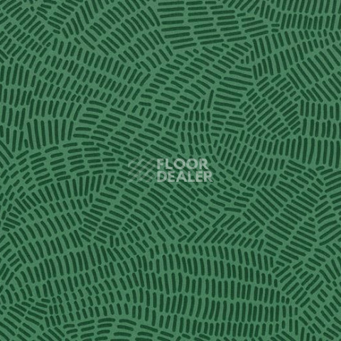 Линолеум Forbo Sarlon Graphic 15dB 408T4315 dark green doodle фото 1 | FLOORDEALER
